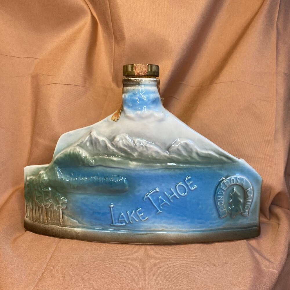 1969 Genuine Regal China Ponderosa Ranch Nevada James Bean Whiskey Decanter - Picture 6 of 14